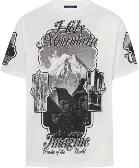 Louis Vuitton White 'Holy Mountain' T